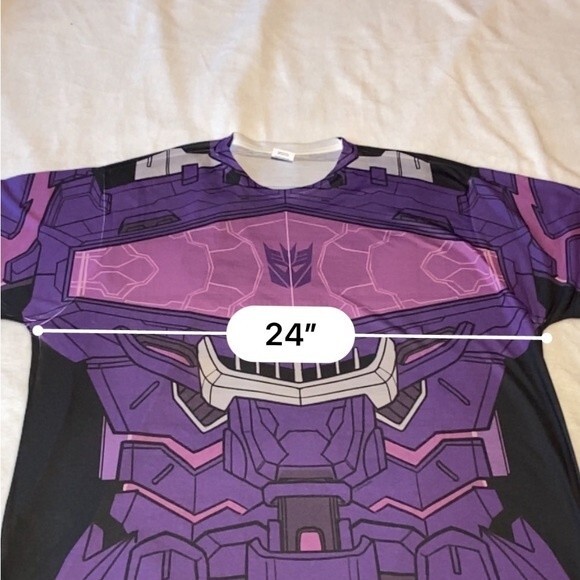 Transformers Decepticon Men’s Shockwave costume tee shirt size 3XL.  NWOT - Picture 5 of 6